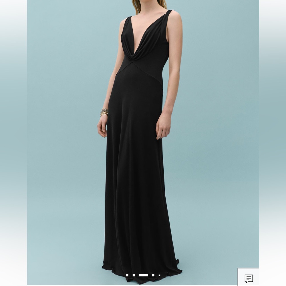 Sophisticated Black Backless Dress